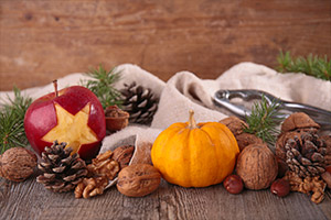 Fall fruit and nuts